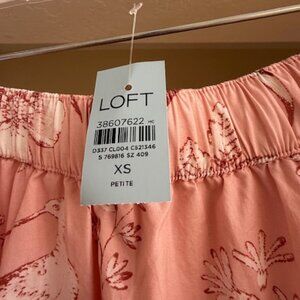 Loft XS Petite Floral Skirt